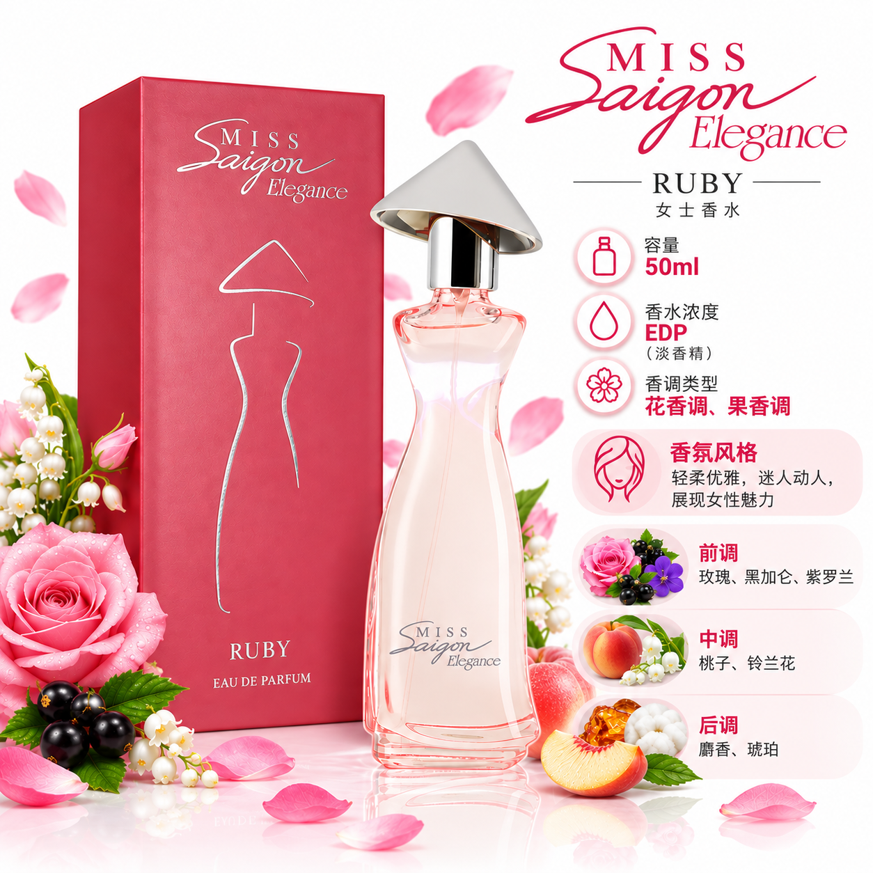 Miss Saigon Elegance Ruby CN