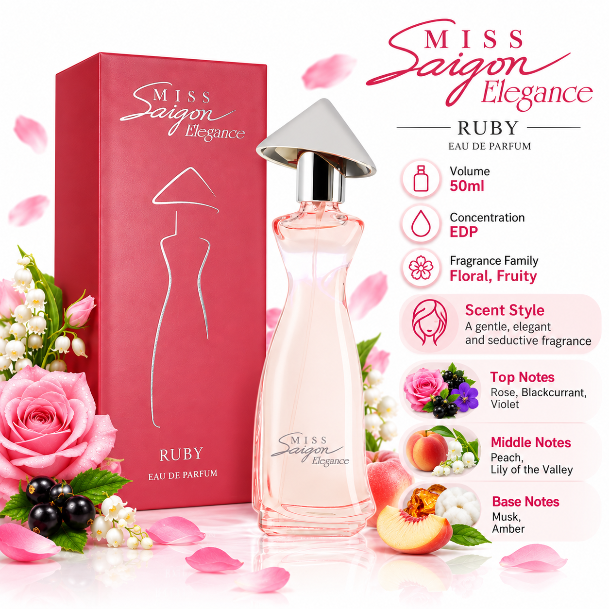 Miss Saigon Elegance Ruby EN