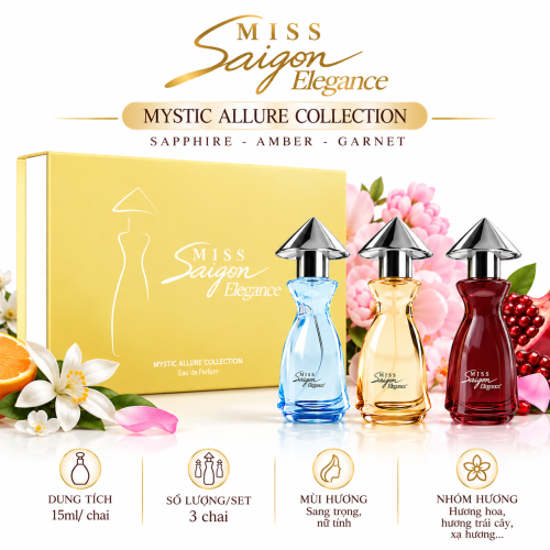Miss Saigon Elegance - Mystic Allure 15ml x 3 chai